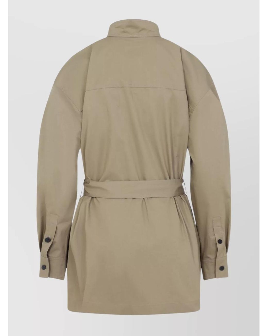 Saint Laurent Natural Camel Poplin Shirt