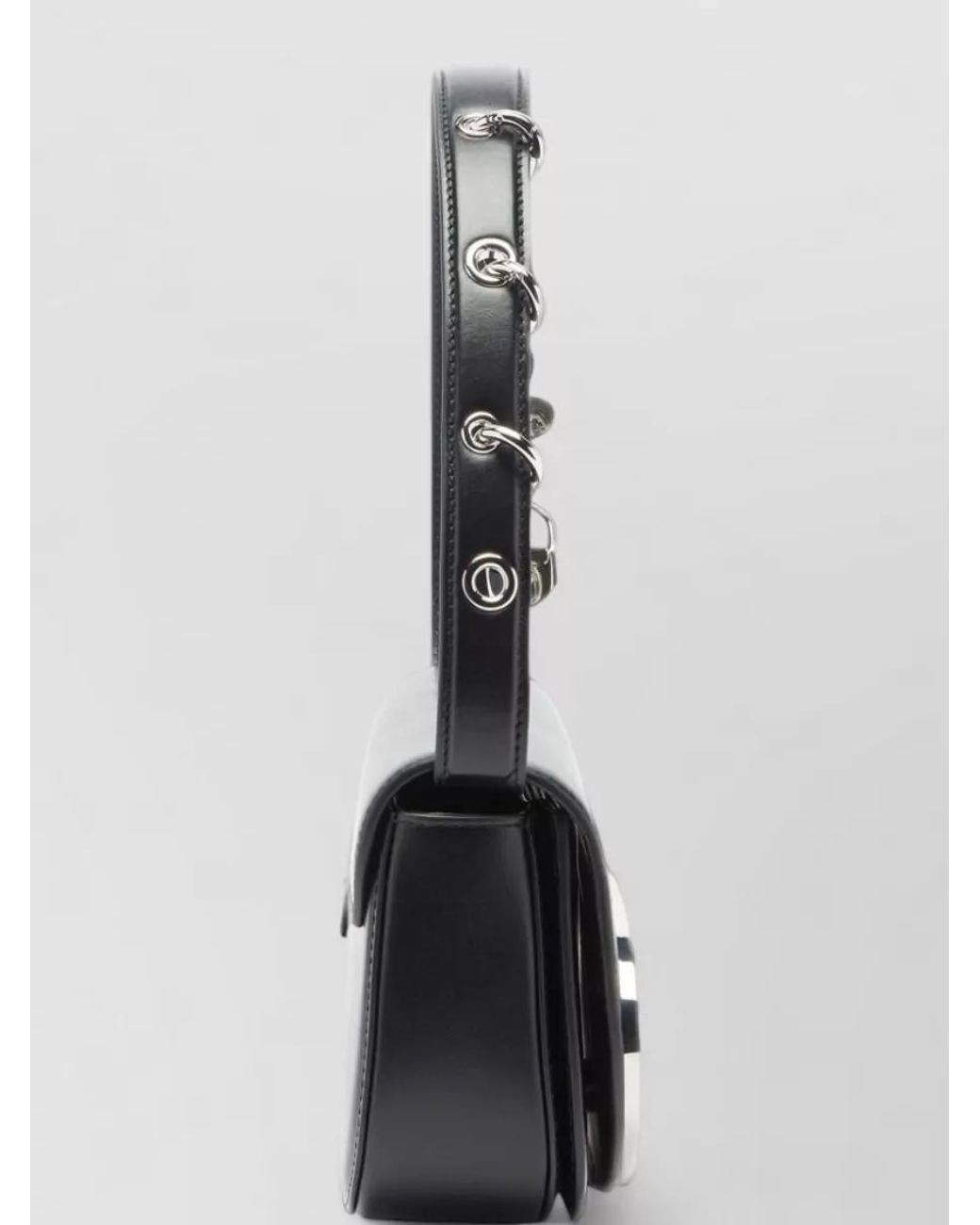 DIESEL Black 1Dr Leather Crossbody Bag