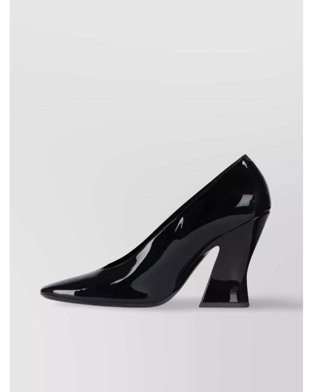 Givenchy Black Patent Leather Sculpted Pumps