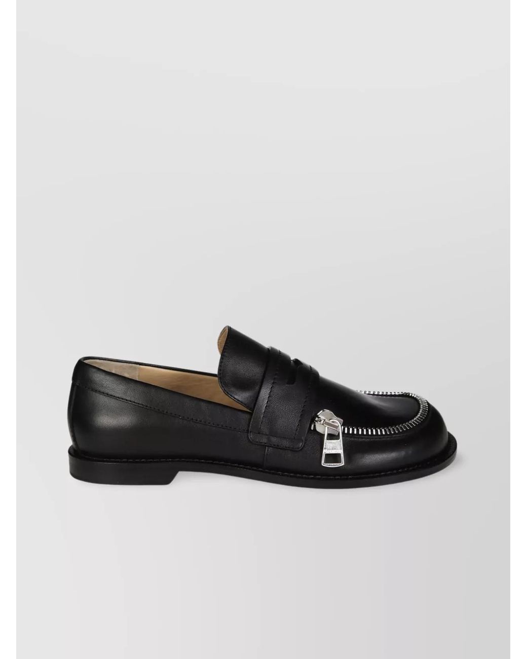 J.W. Anderson Black Leather Loafers