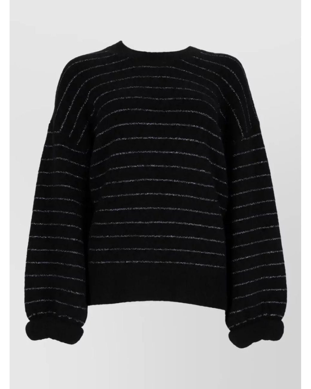 Isabel Marant Black Silk Cashmere Sweatshirt