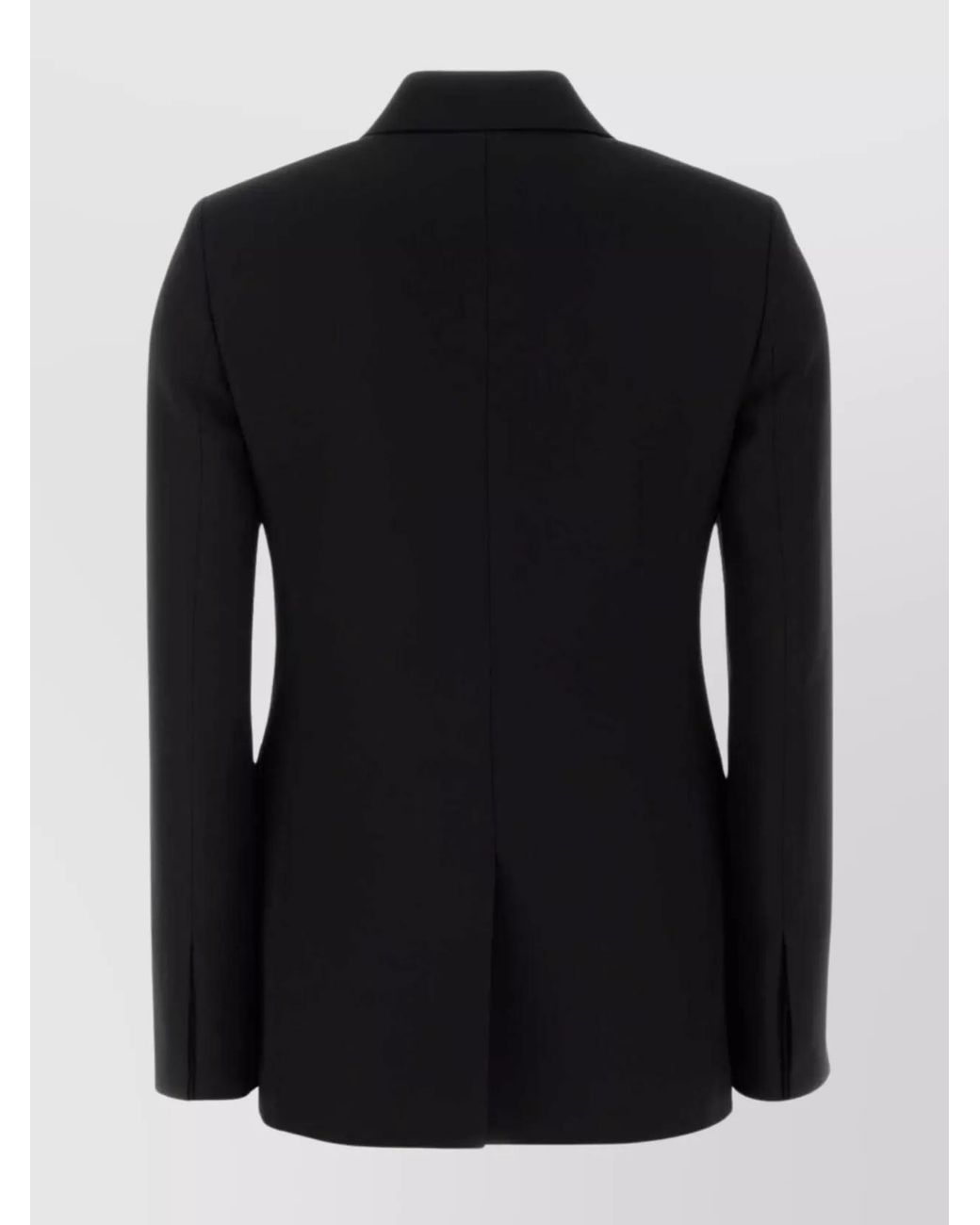 Gucci Black Cady Blazer Silk