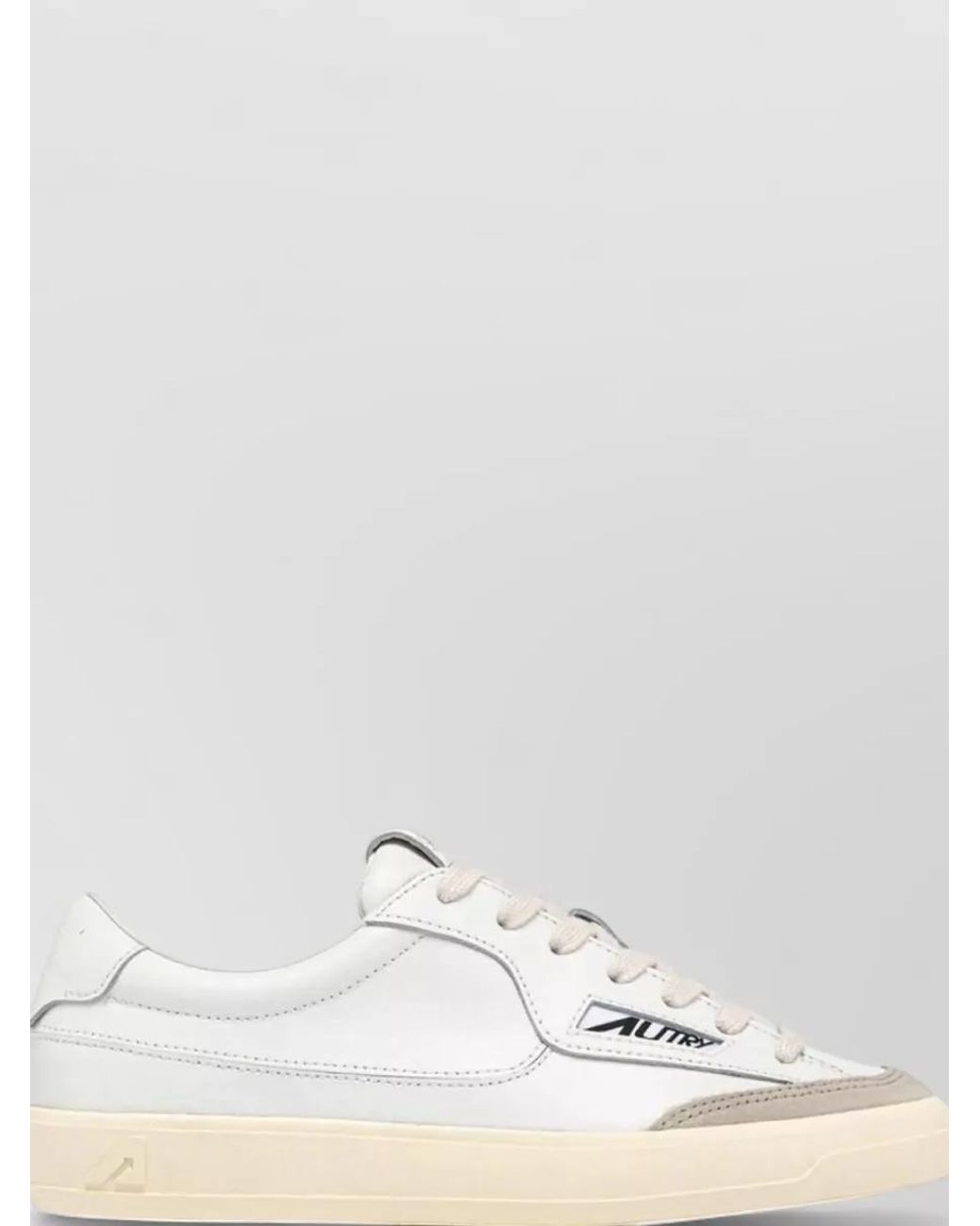 Autry Natural Leather Low-Top Sneakers for men