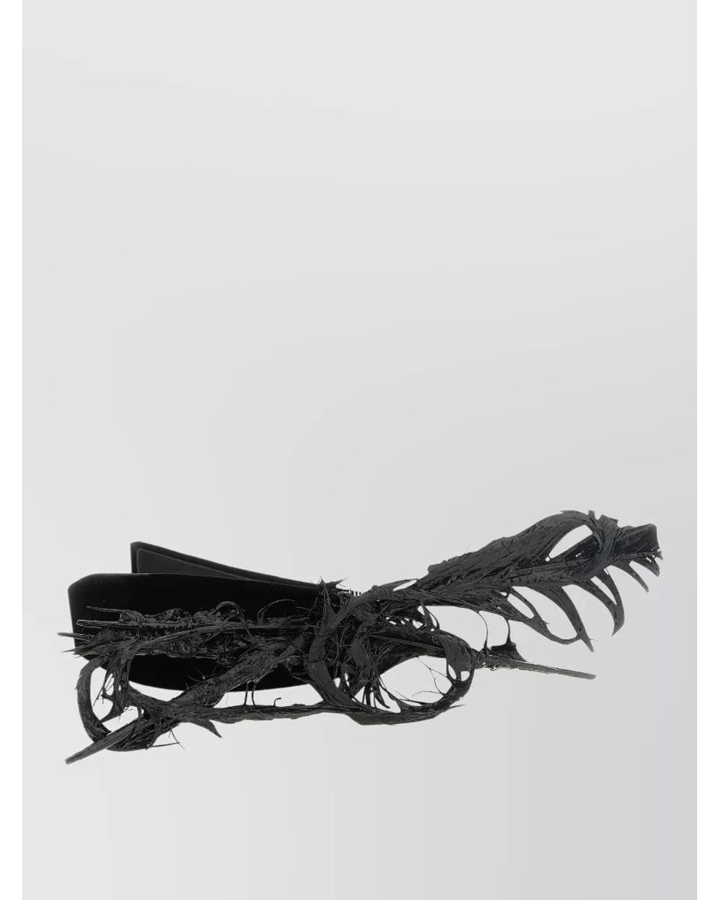 Comme des Garçons Black Rayon Sculptural Headband