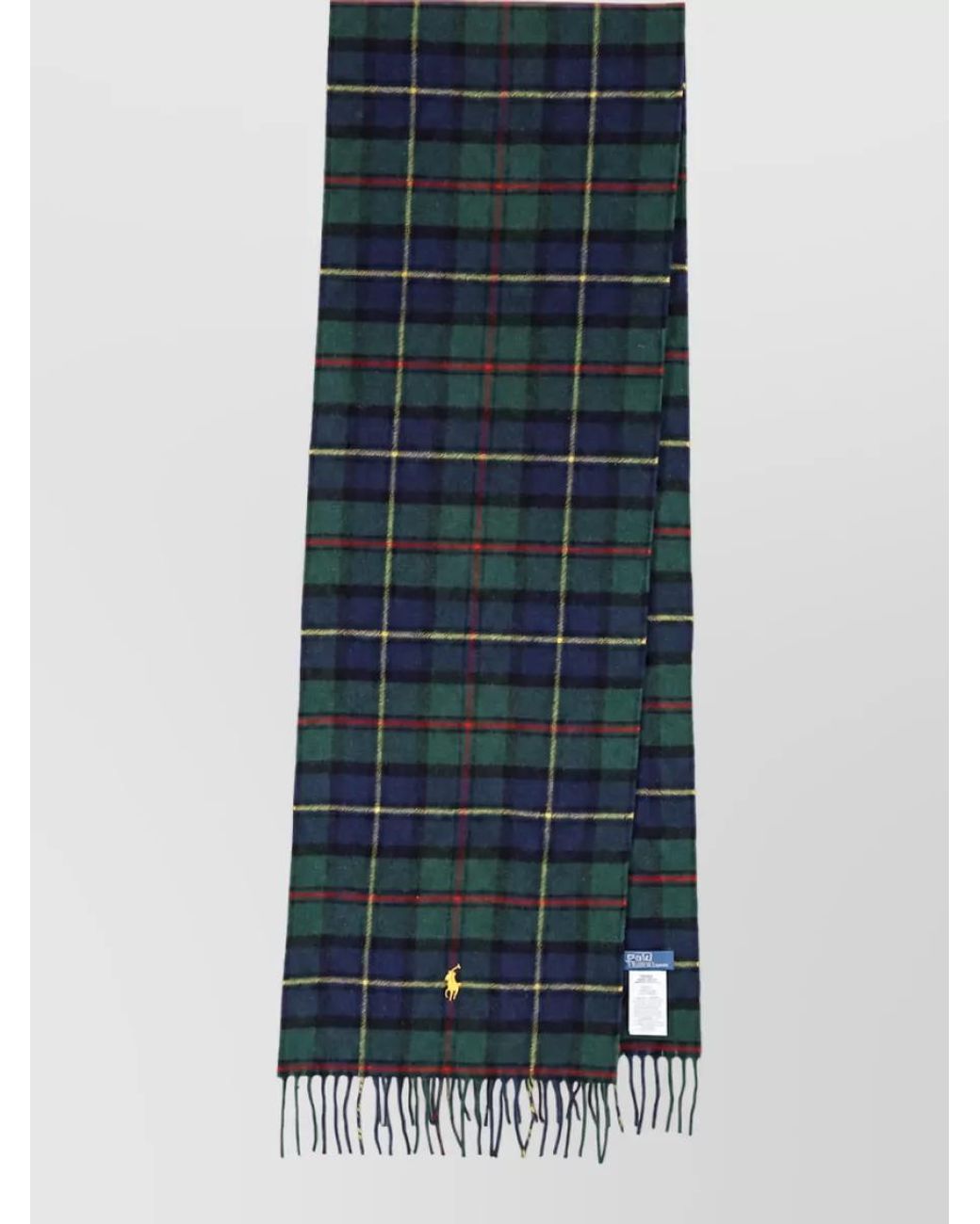 Polo Ralph Lauren Blue Cashmere Wool Scarf for men