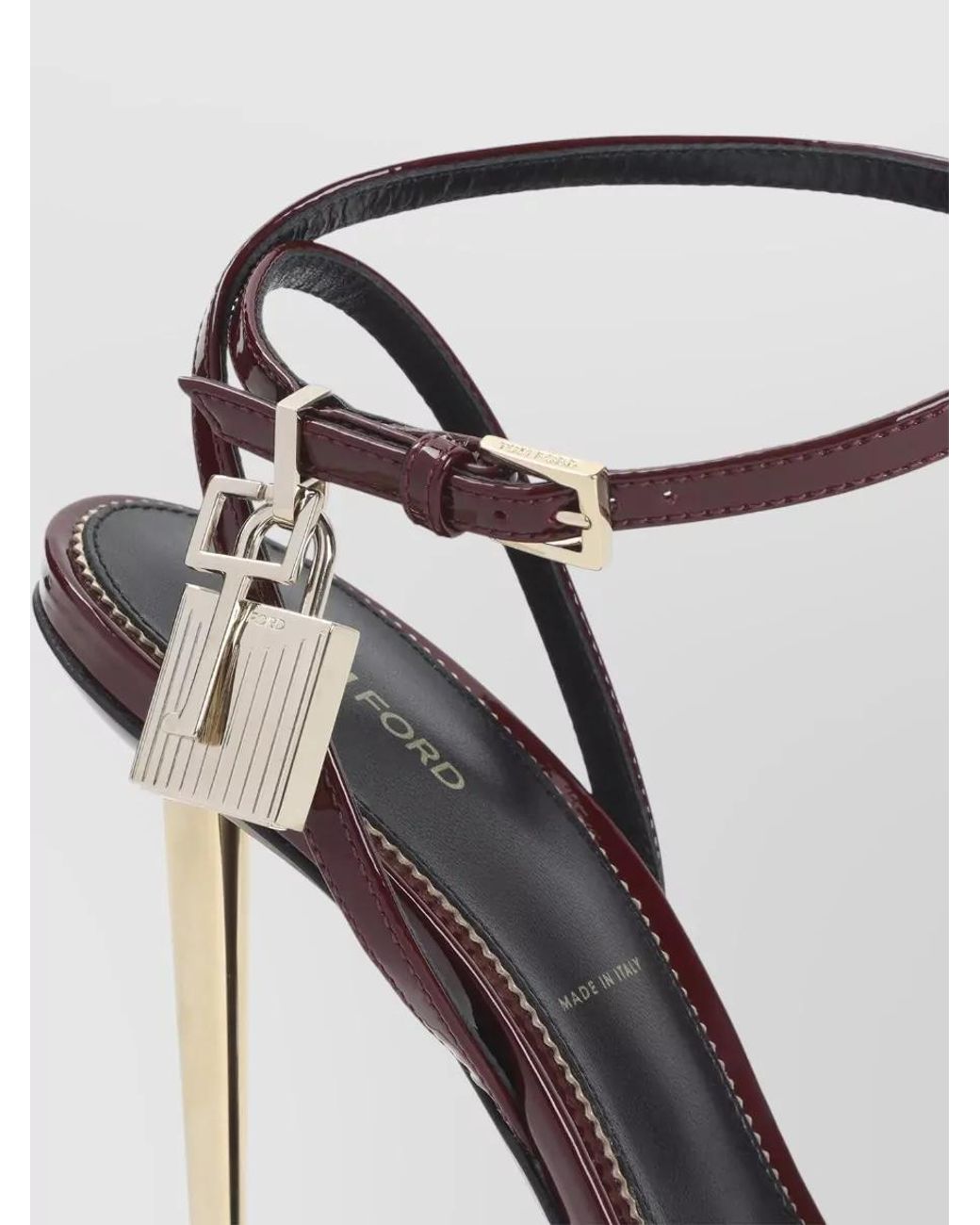 Tom Ford Multicolor Leather Pointed-Toe Sandals