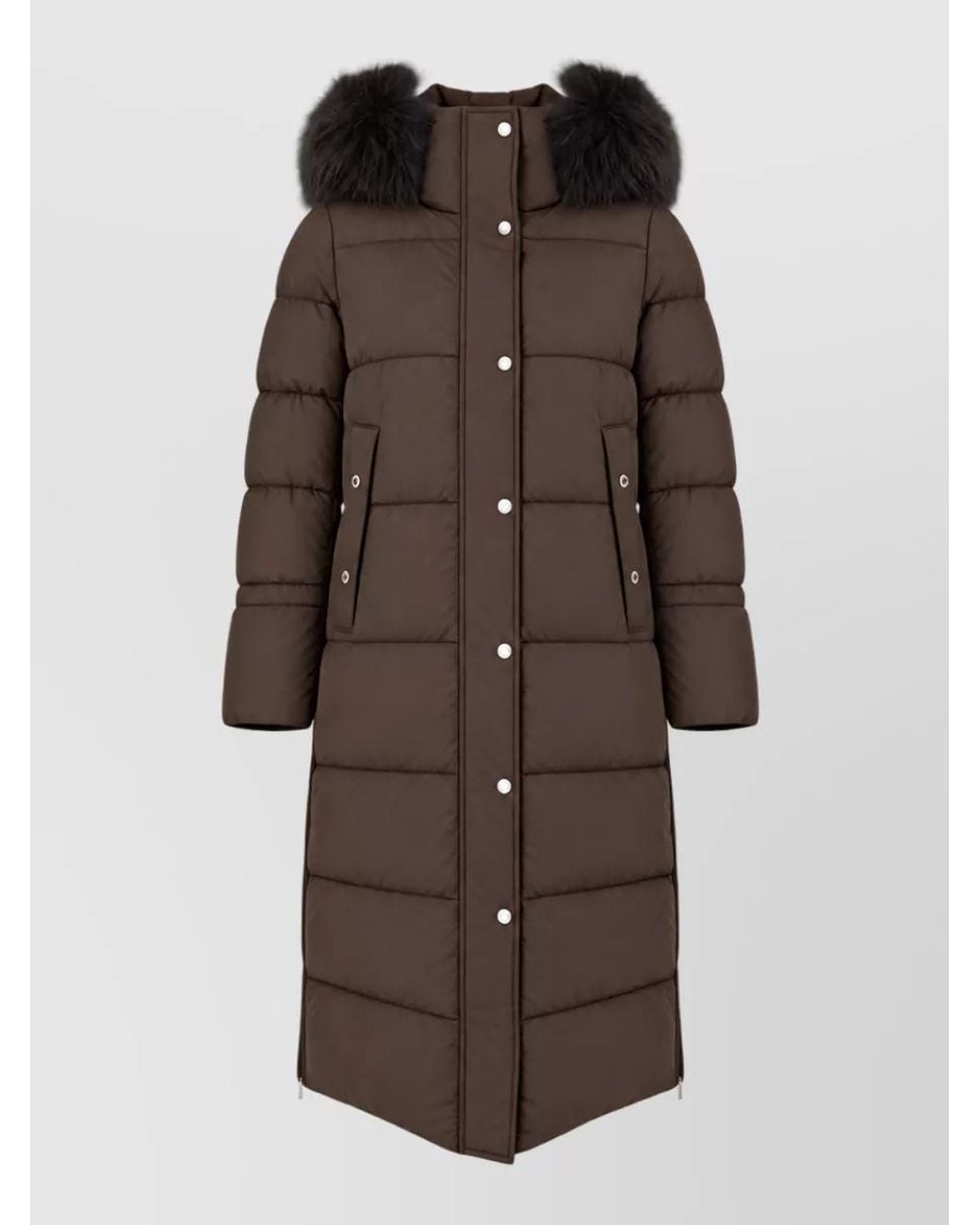Moorer Brown Down Puffer Jacket