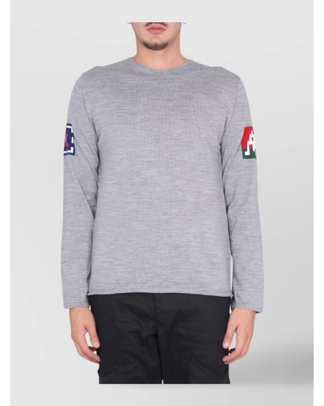 Comme des Garçons Gray Wool Regular-Fit Jumper for men