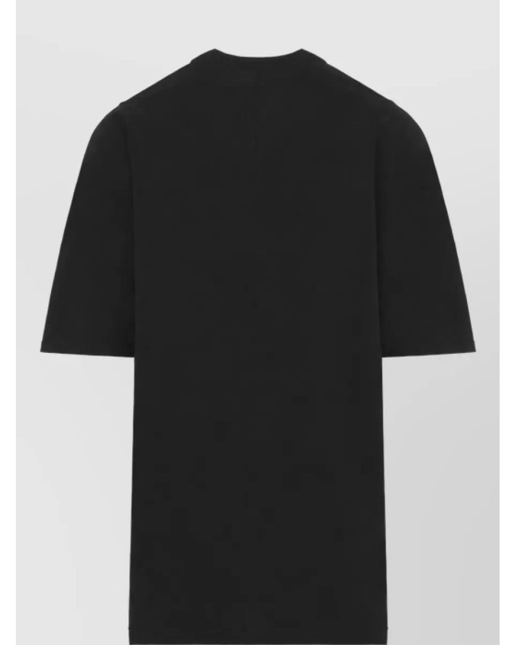 Rick Owens Black Cotton T Shirt for men