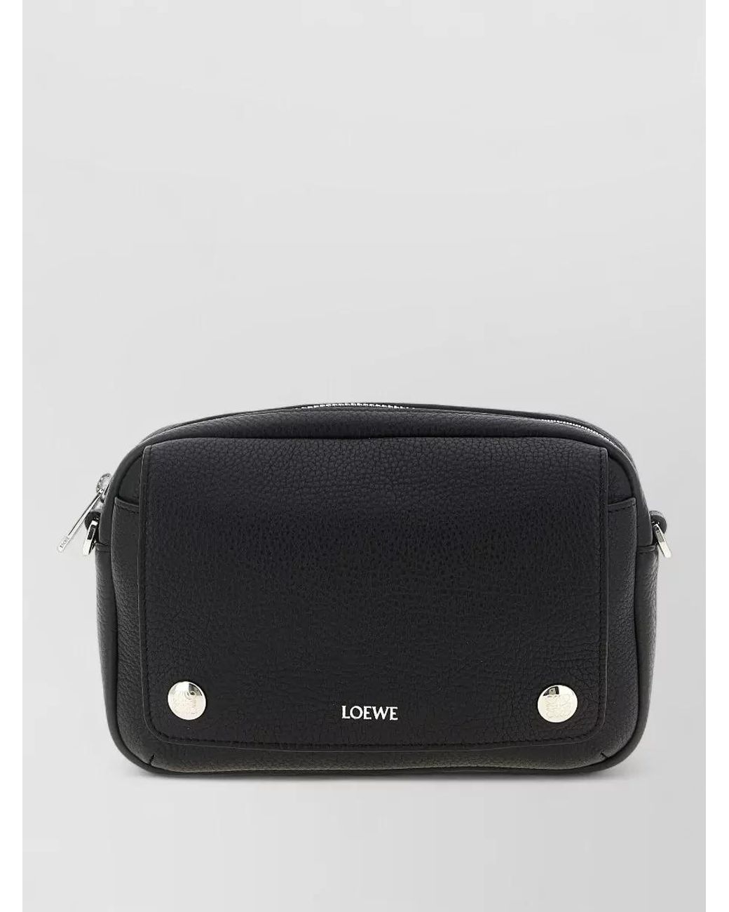 Loewe Black Messenger Small Leather Crossbody Bag