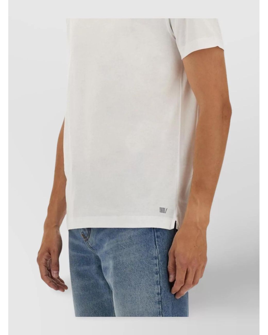 Boss Blue Regular-Fit Cotton T-Shirt for men