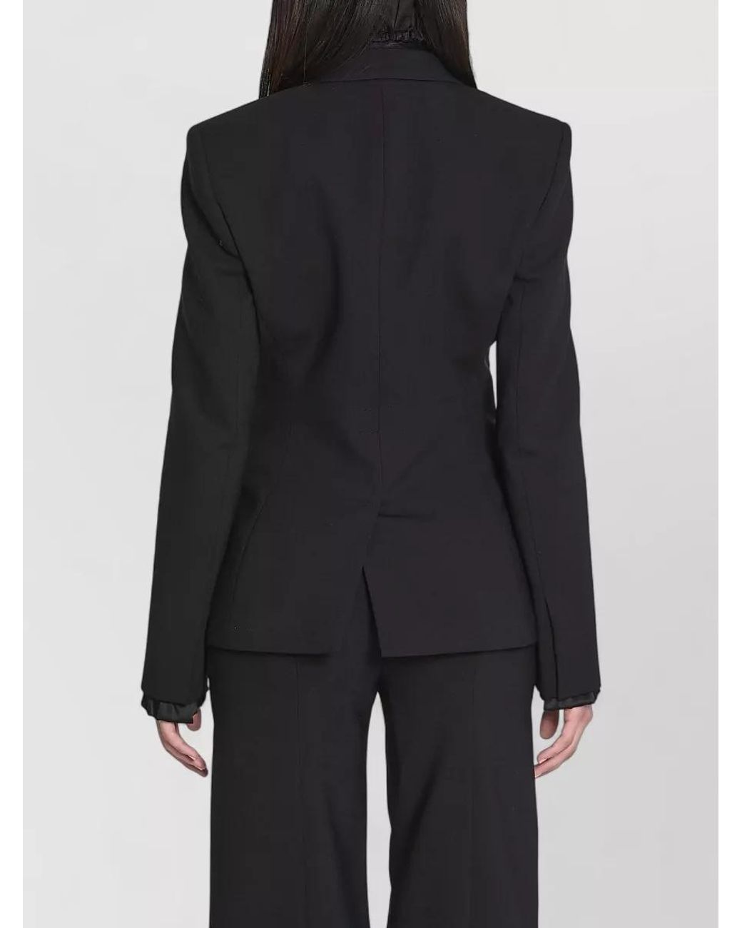 Gucci Black Wool Single-Breasted Blazer