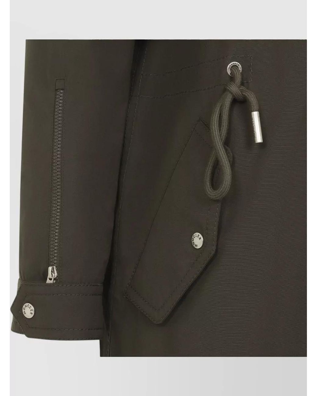 Moncler Multicolor Down Long Hooded Puffer Jacket