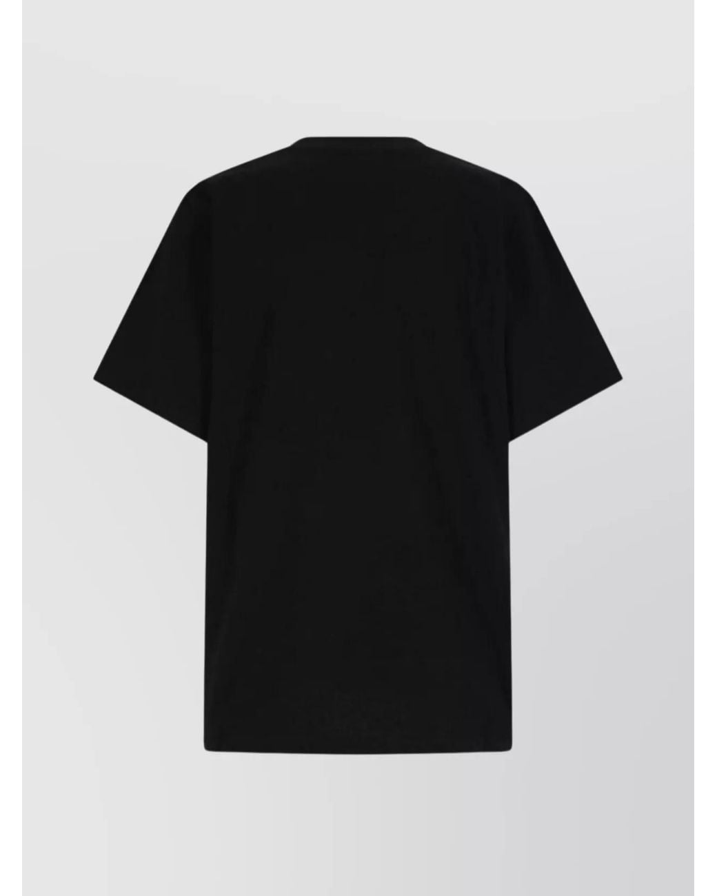 Stella McCartney Black Stud-Embellished Cotton Short-Sleeve T-Shirt