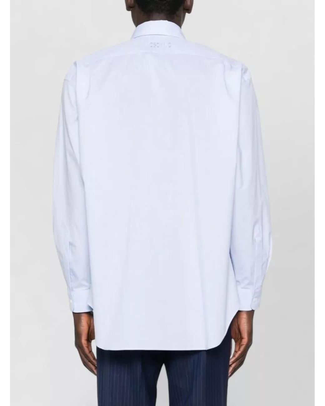Moschino White Cotton Shirt for men