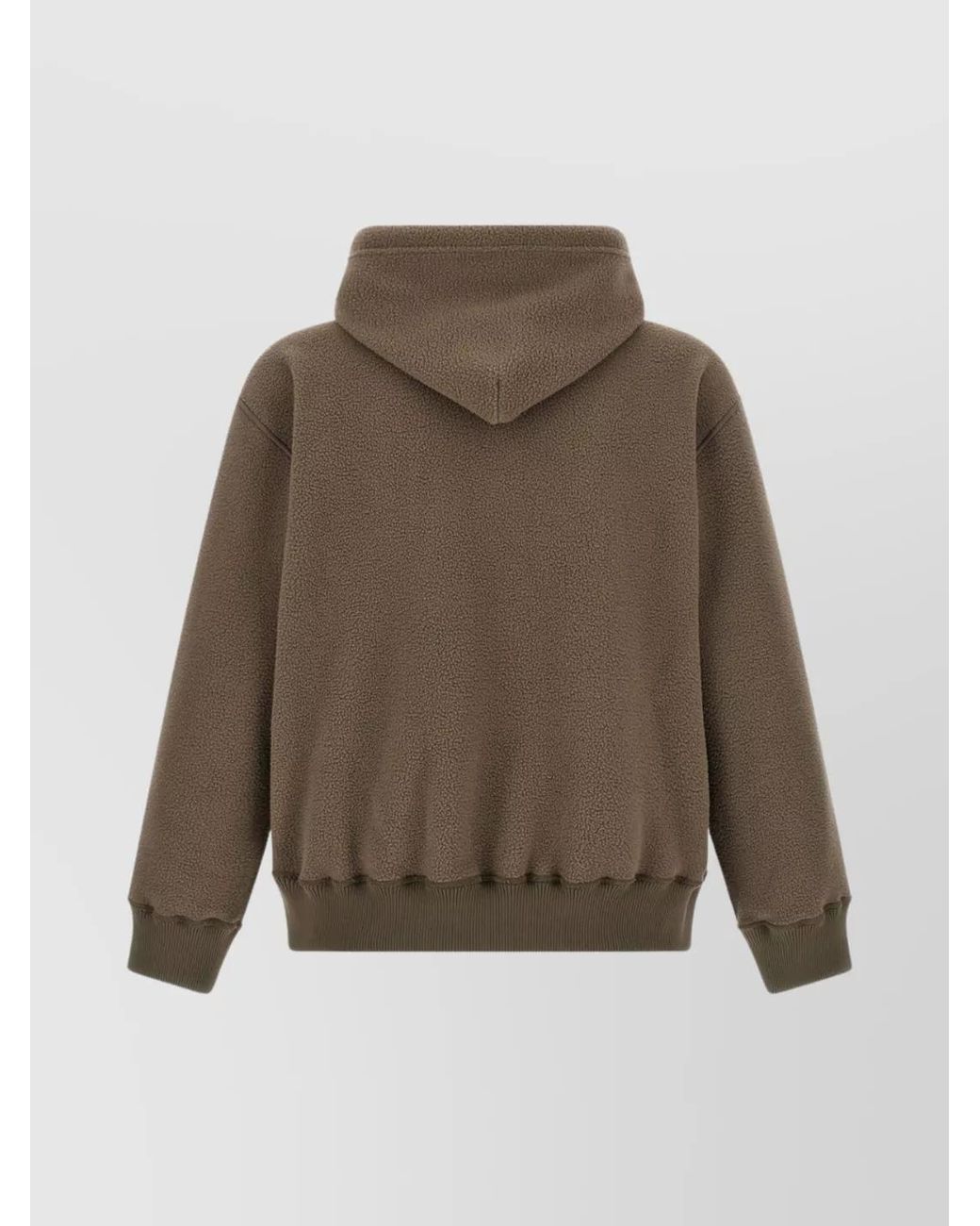 MM6 by Maison Margiela Brown Fleece Hoodie for men