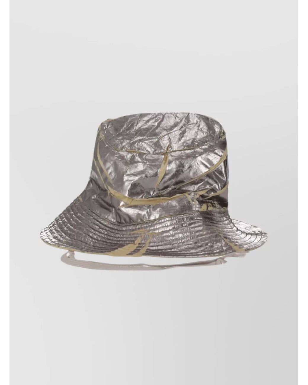 Rick Owens Metallic Nylon Bucket Hat