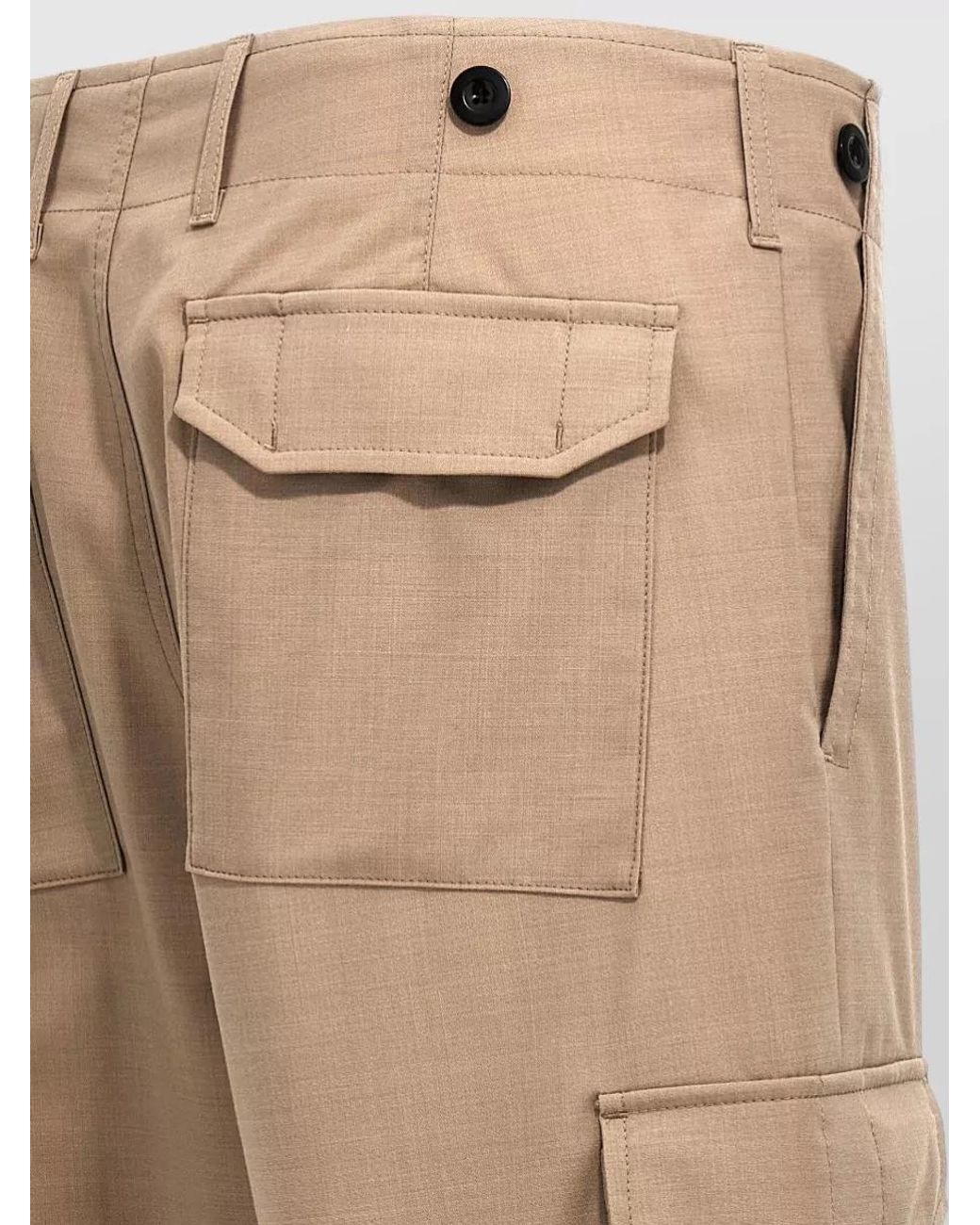 Department 5 Natural Wool Blend Tailored Pants for men