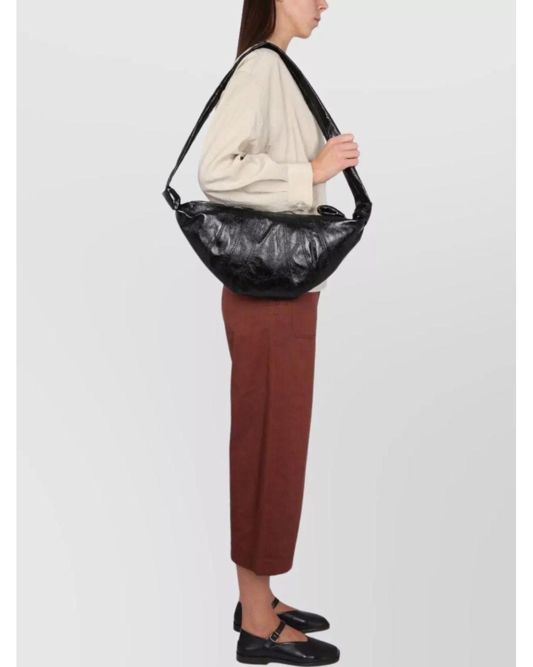 Lemaire Red Cropped Trousers