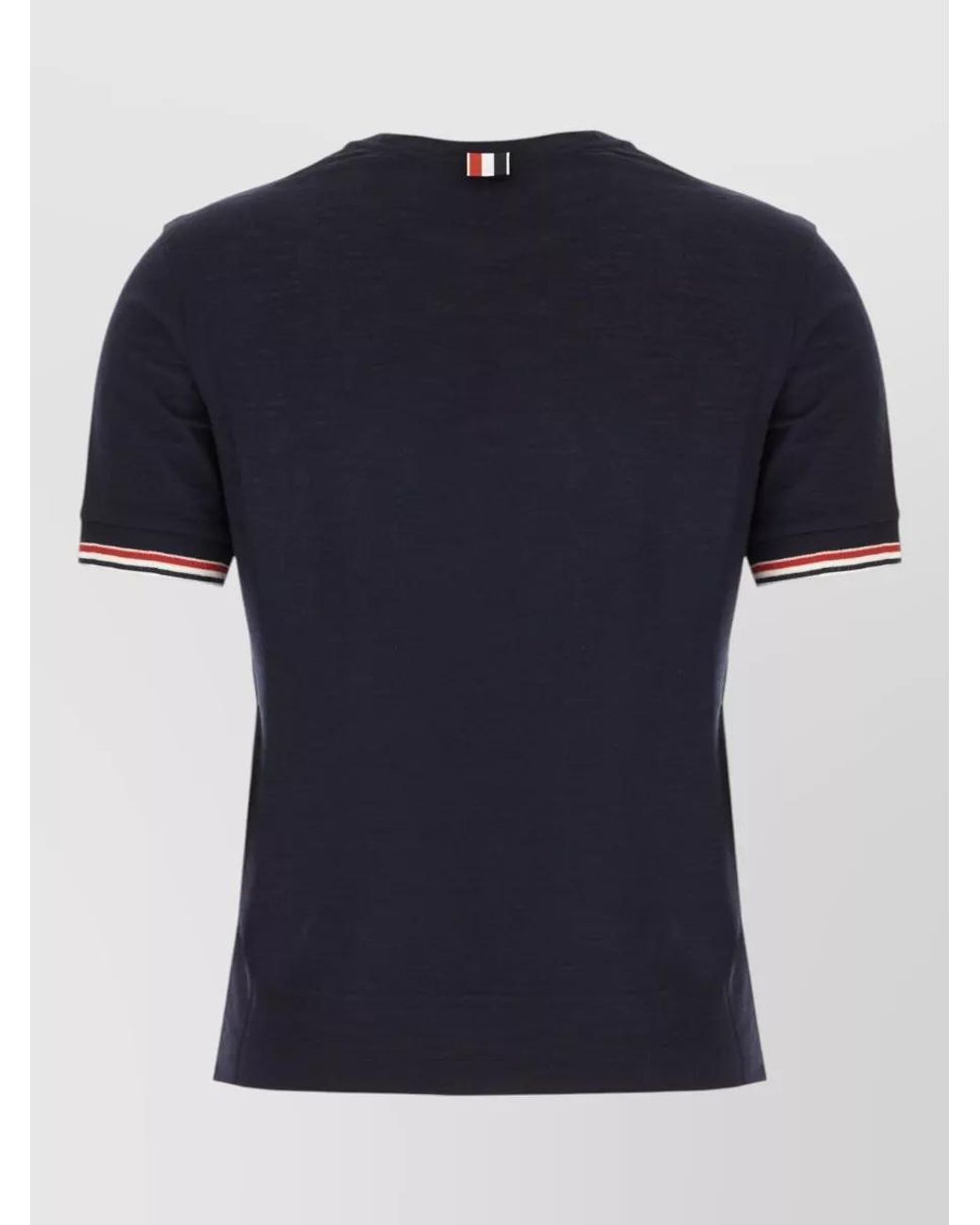 Thom Browne Blue Merino Wool Short-Sleeve T-Shirt