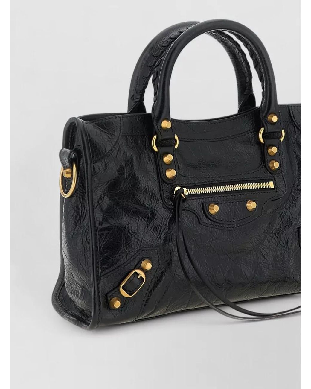 Balenciaga Black Le City Small Leather Cross-Body Bag
