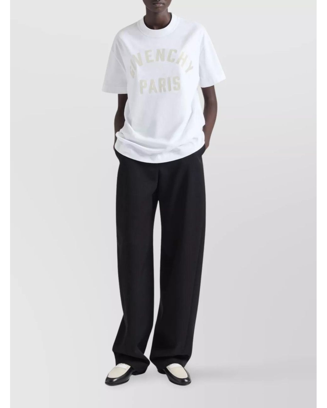 Givenchy White Oversized Cotton T-Shirt