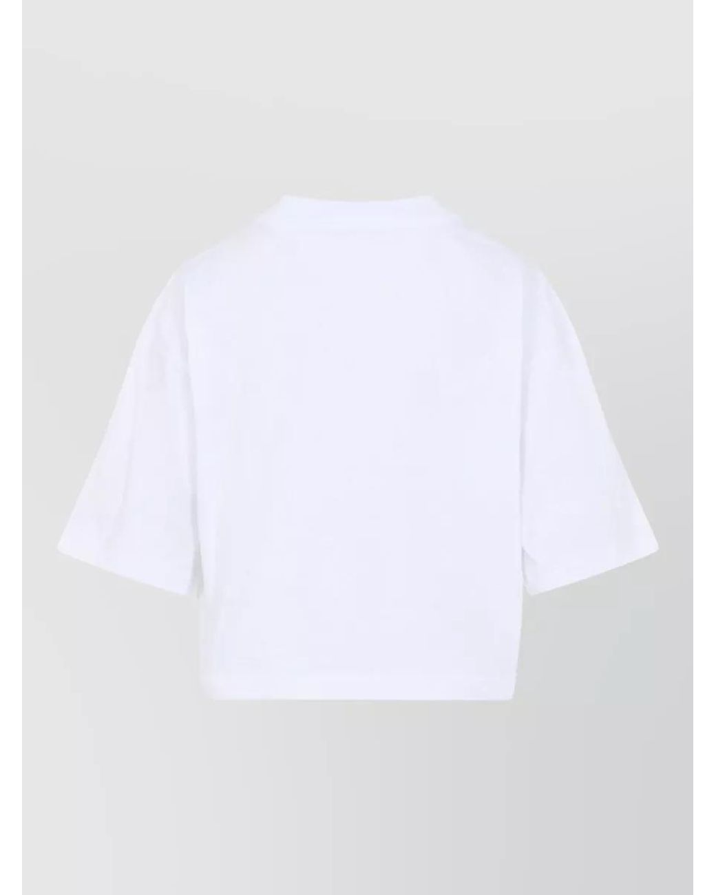 Marni White Oversized Cotton Logo-Print T-Shirt