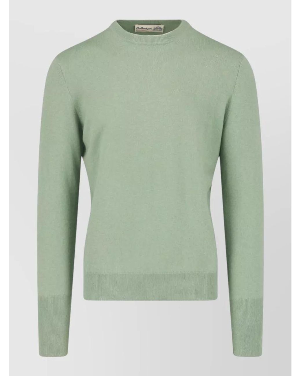 Ballantyne Green Cashmere Crewneck T-Shirt for men