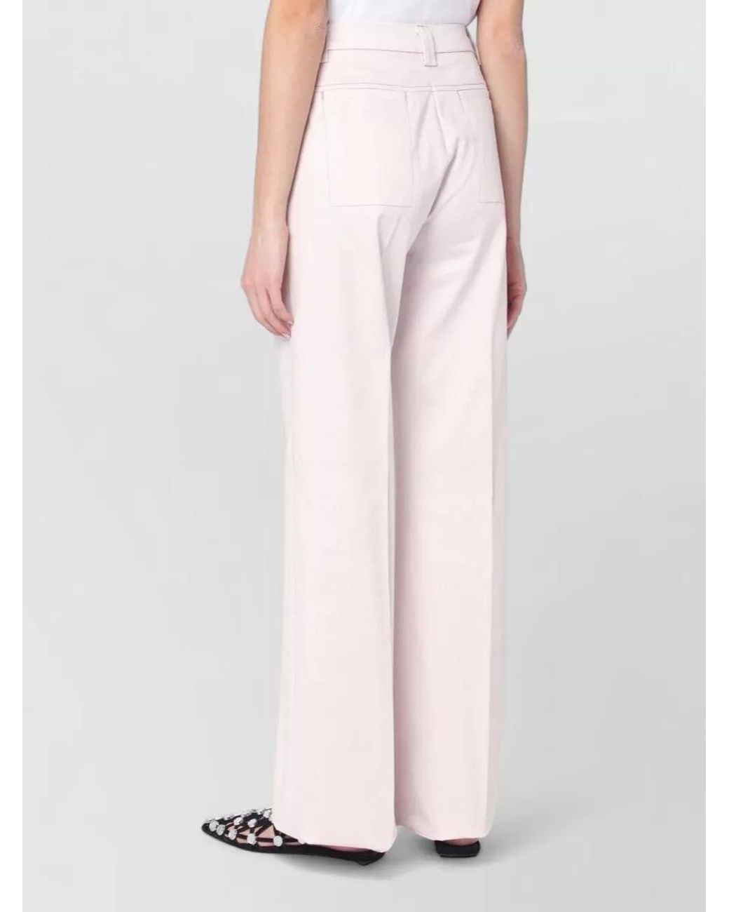 Thelatest Pink Wide-Leg Trousers