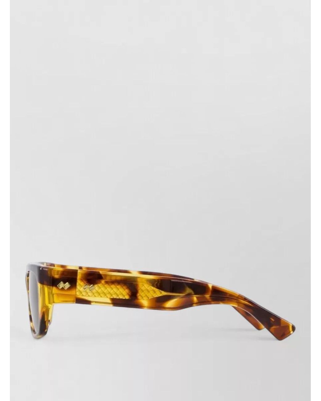 Bottega Veneta Multicolor Bv1400S Acetate Rectangular Squared Sunglasses