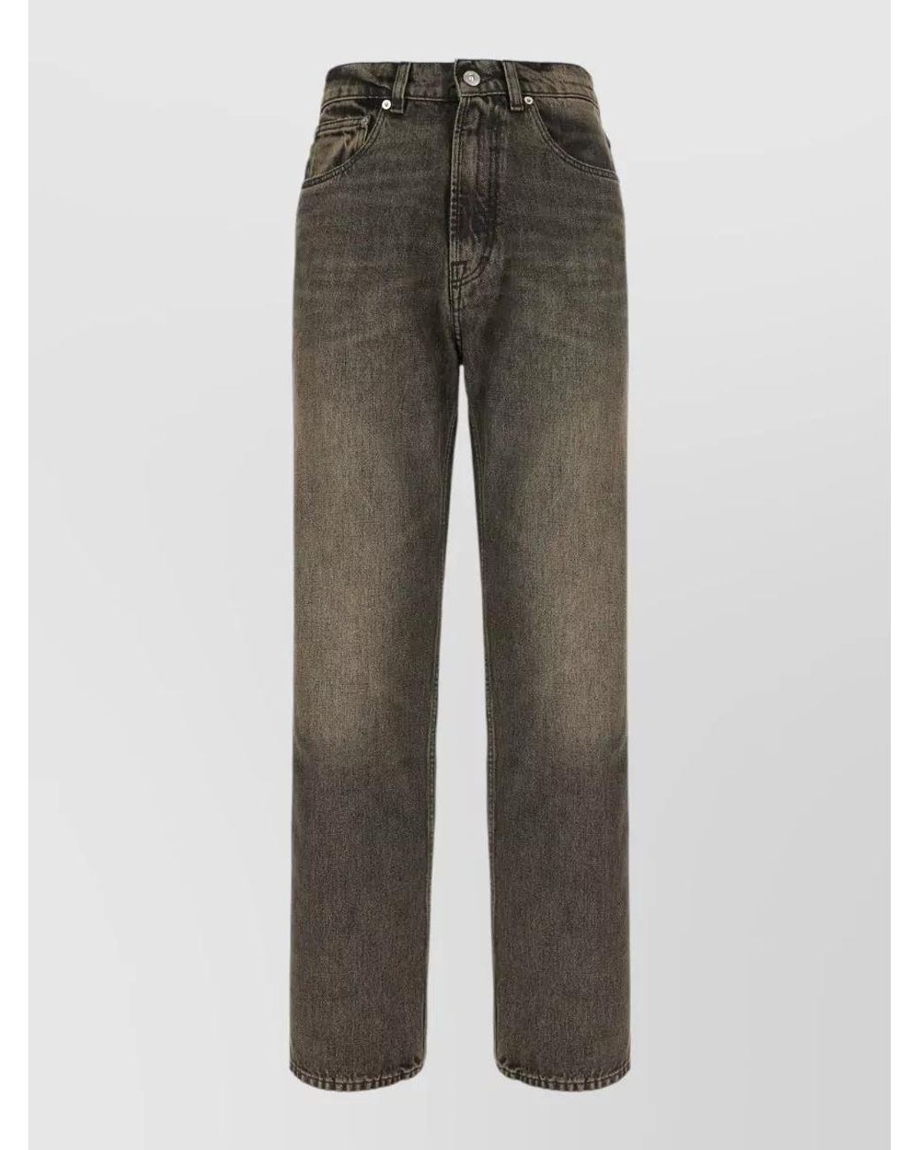 Our Legacy Gray Denim Straight-Leg Trousers for men