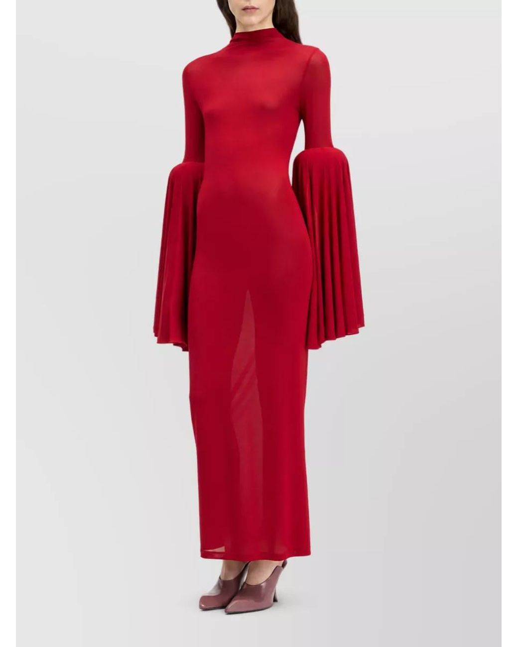 Jean Paul Gaultier Red Knee-Length Maxi Dress