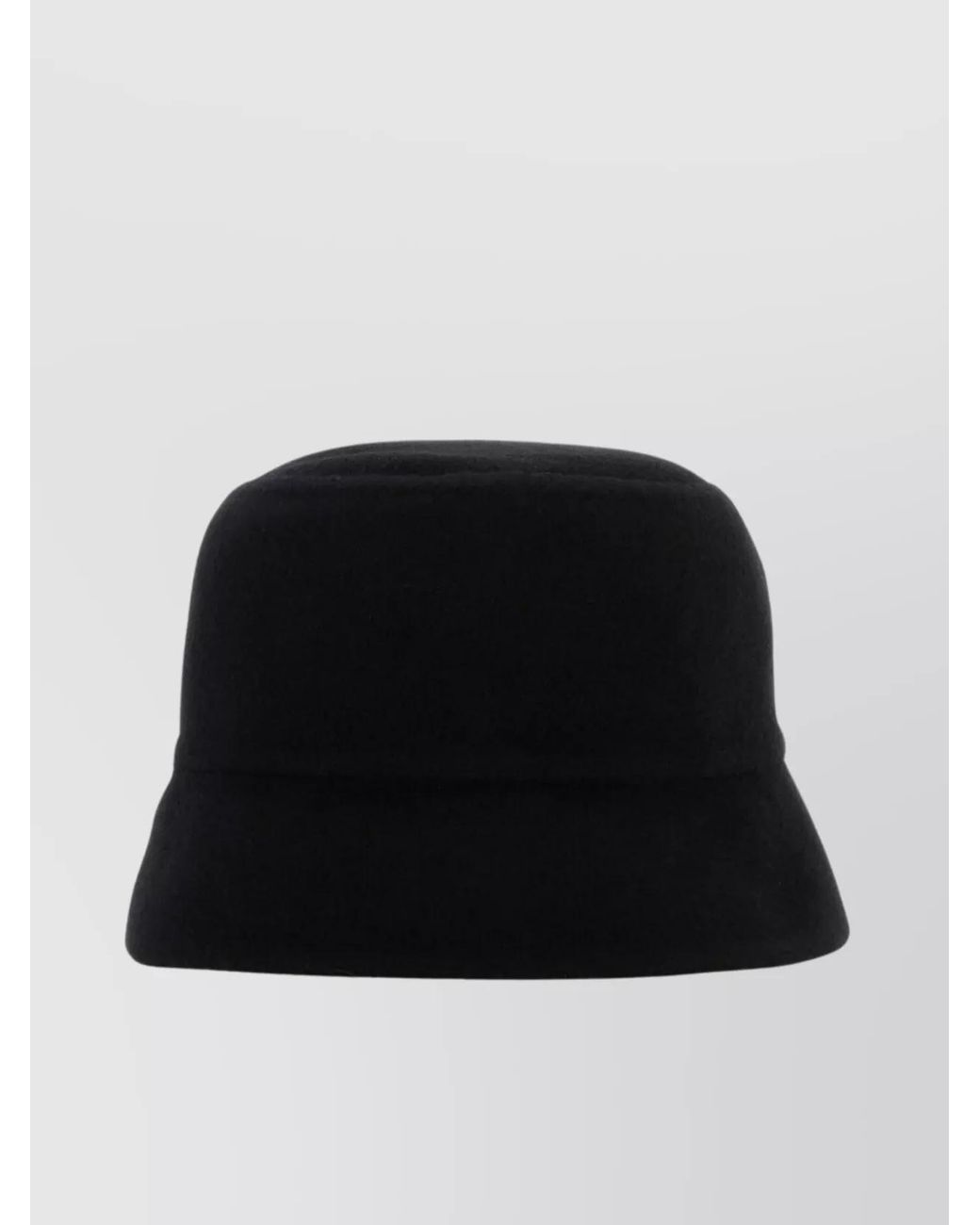 Prada Black Cashmere Bucket Hat
