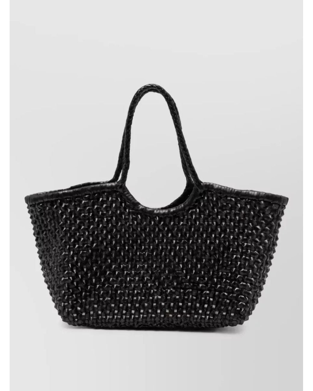 Dragon Diffusion Black Nantucket Big Leather Beach Bag