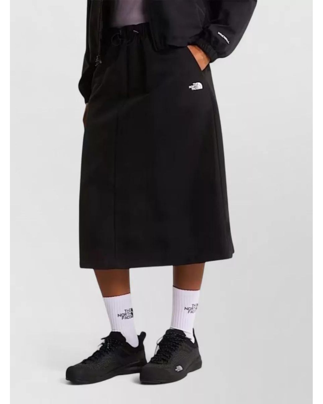 The North Face Black Nylon Knee-Length A-Line Skirt