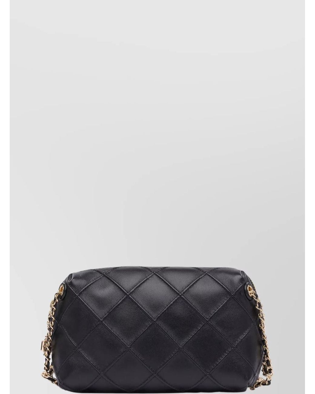 Tory Burch Gray Fleming Small Leather Crossbody Bag