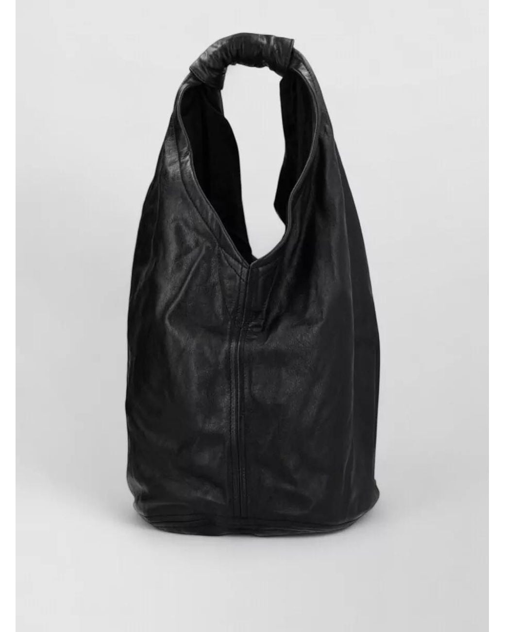 Our Legacy Black Leather Shoulder Bag for men