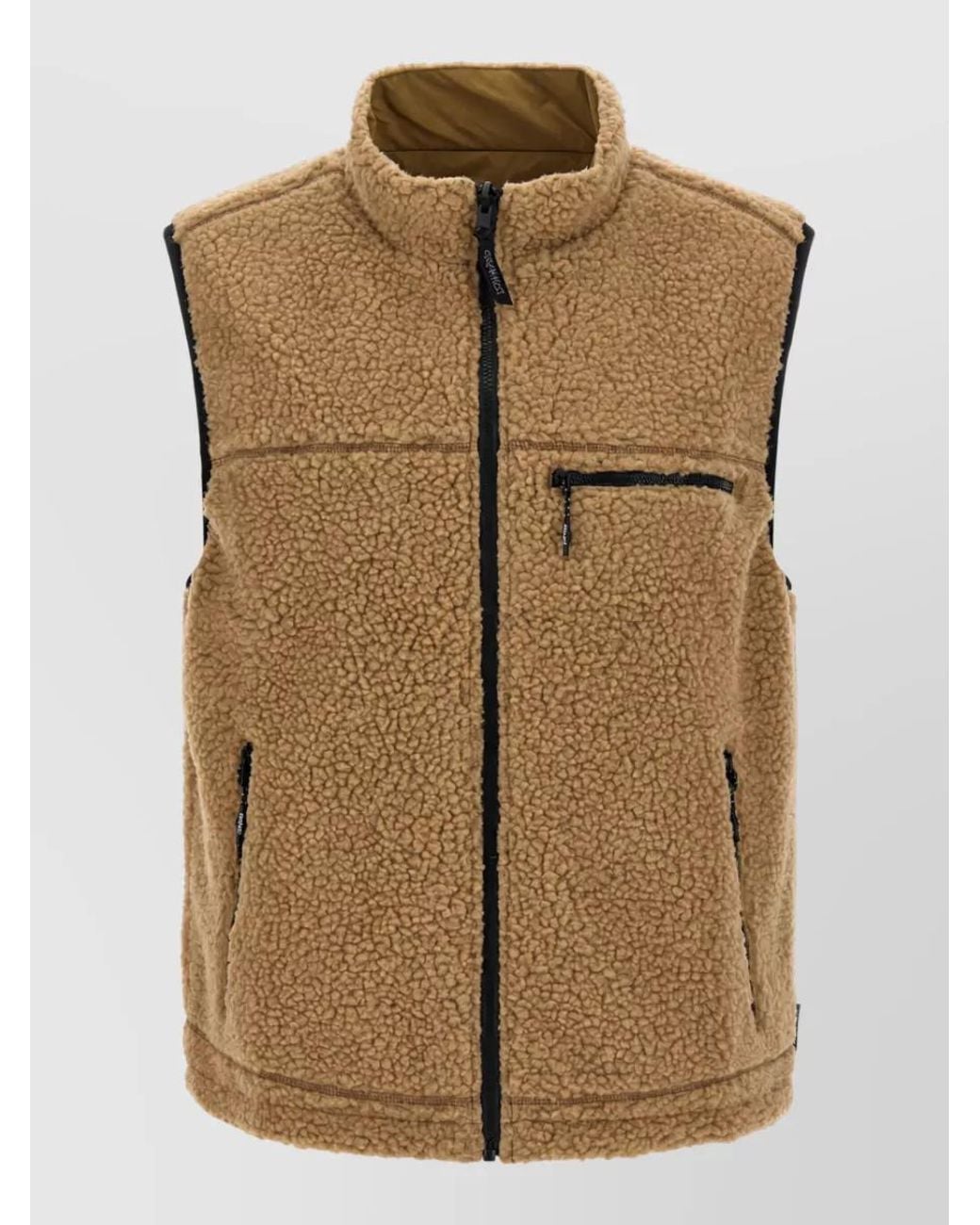 Gramicci Natural Reversible Sherpa Padded Vest for men