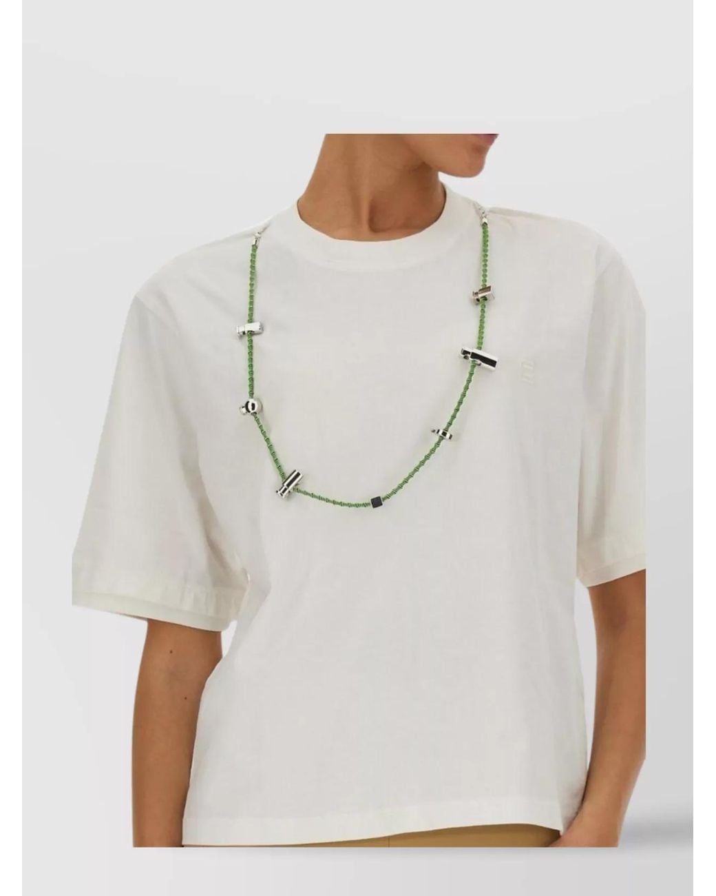 Ambush White Graphic Cotton T-Shirt