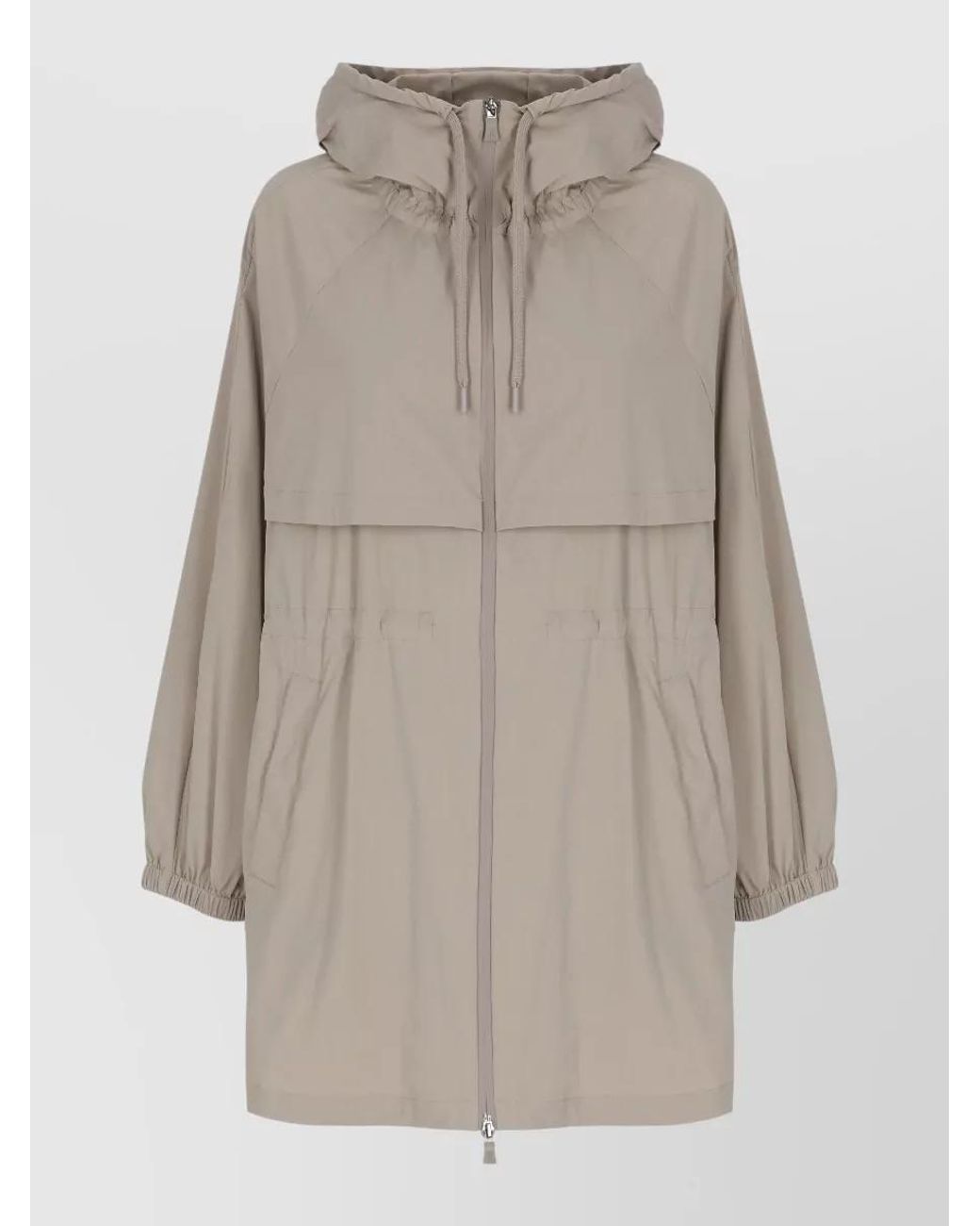Herno Natural Hooded Parka Coat