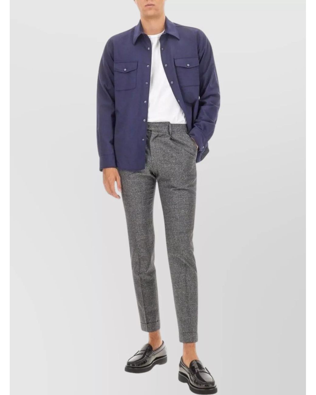 Aspesi Blue Regular-Fit Shirt for men