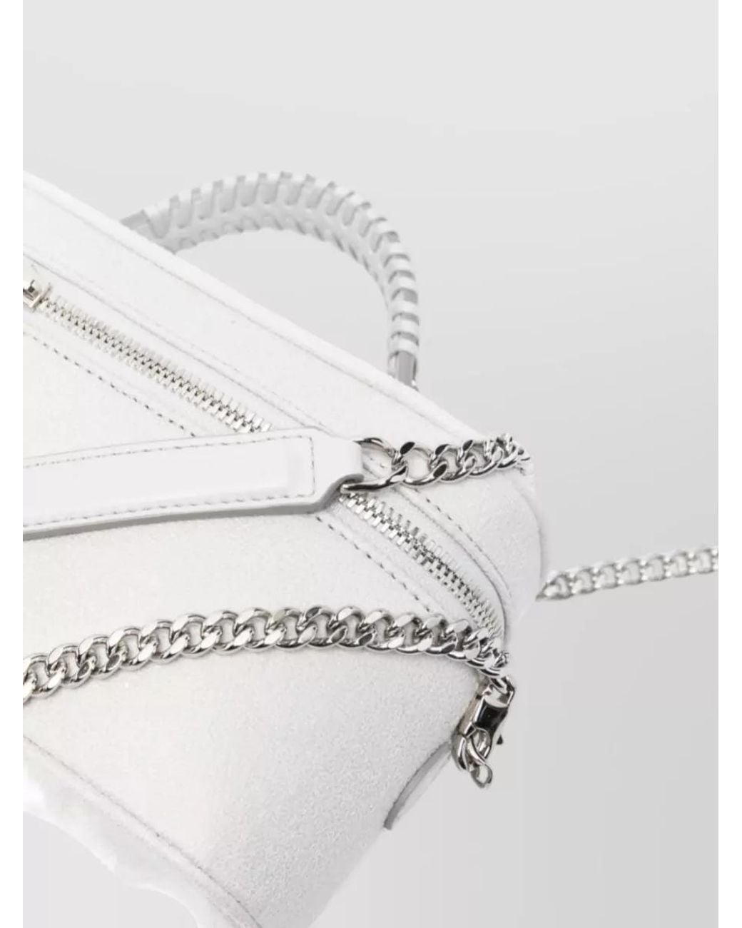 Stella McCartney White Falabella Vanity Mini Shoulder Bag