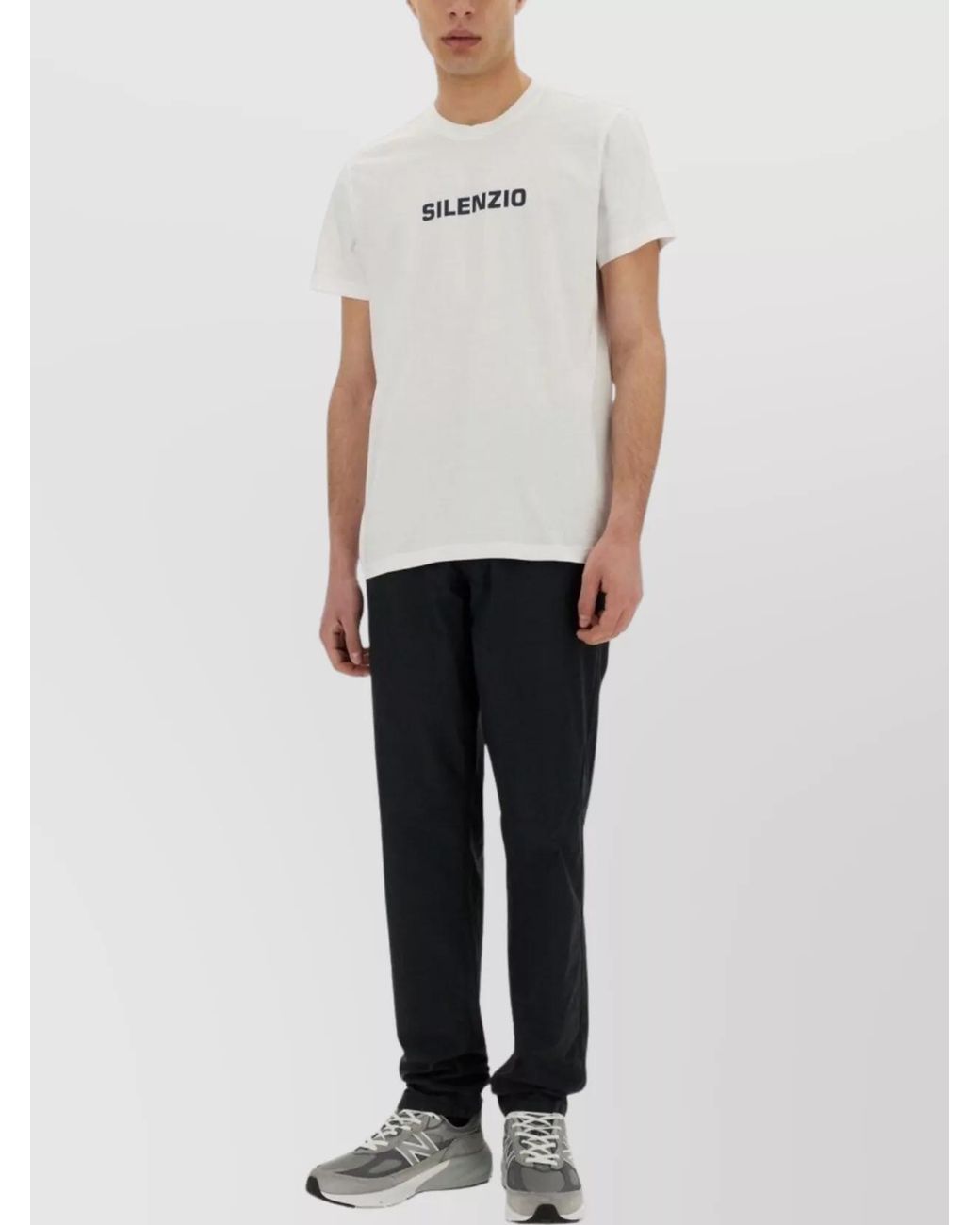 Aspesi White Silence Cotton T-Shirt for men