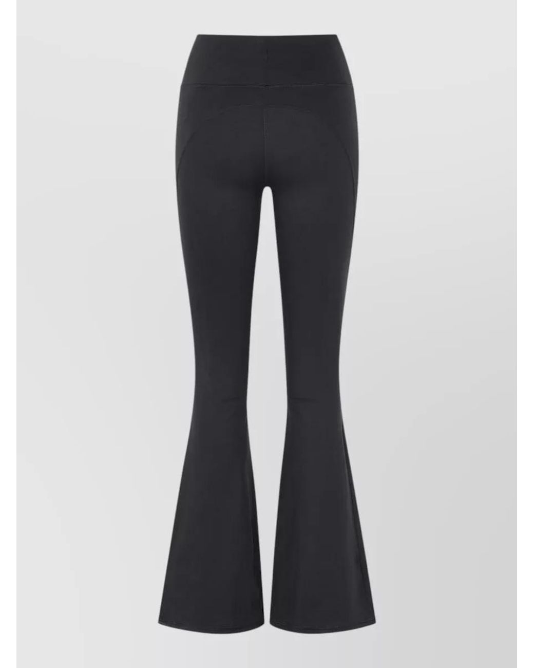 Adidas By Stella McCartney Black High-Rise Flared Leggings