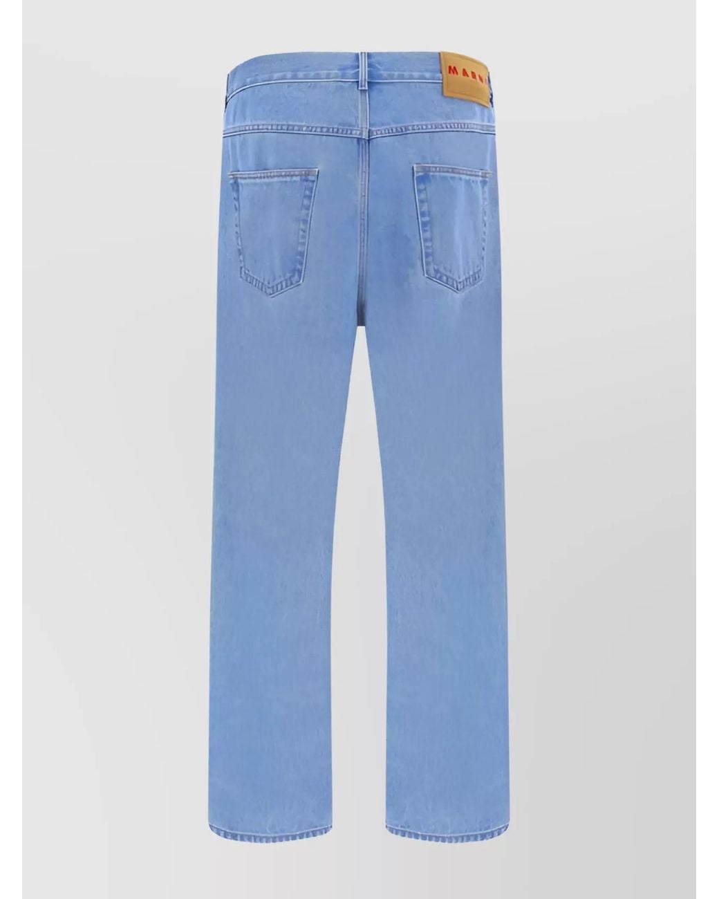 Marni Blue Denim Straight-Leg Jeans for men