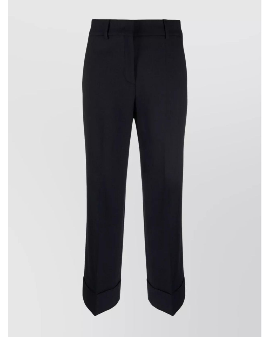 Incotex Blue Wide Leg Tailored Trousers