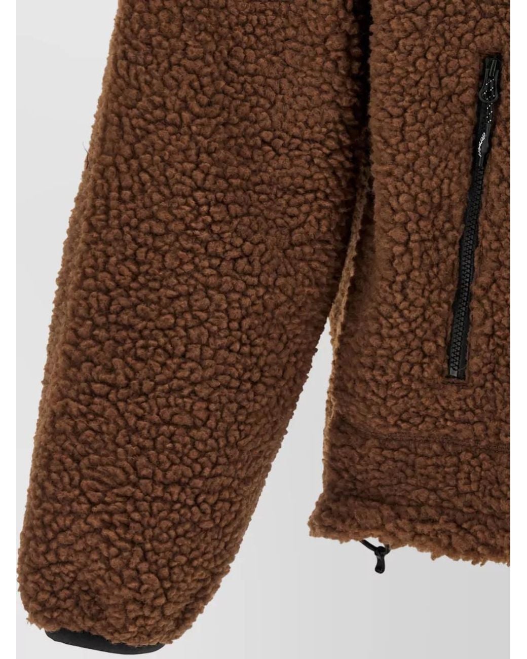 Gramicci Brown Reversible Sherpa Padded Coat for men