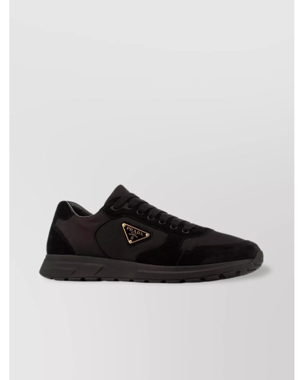 Prada Black 'Prax 2.0' Sneakers for men