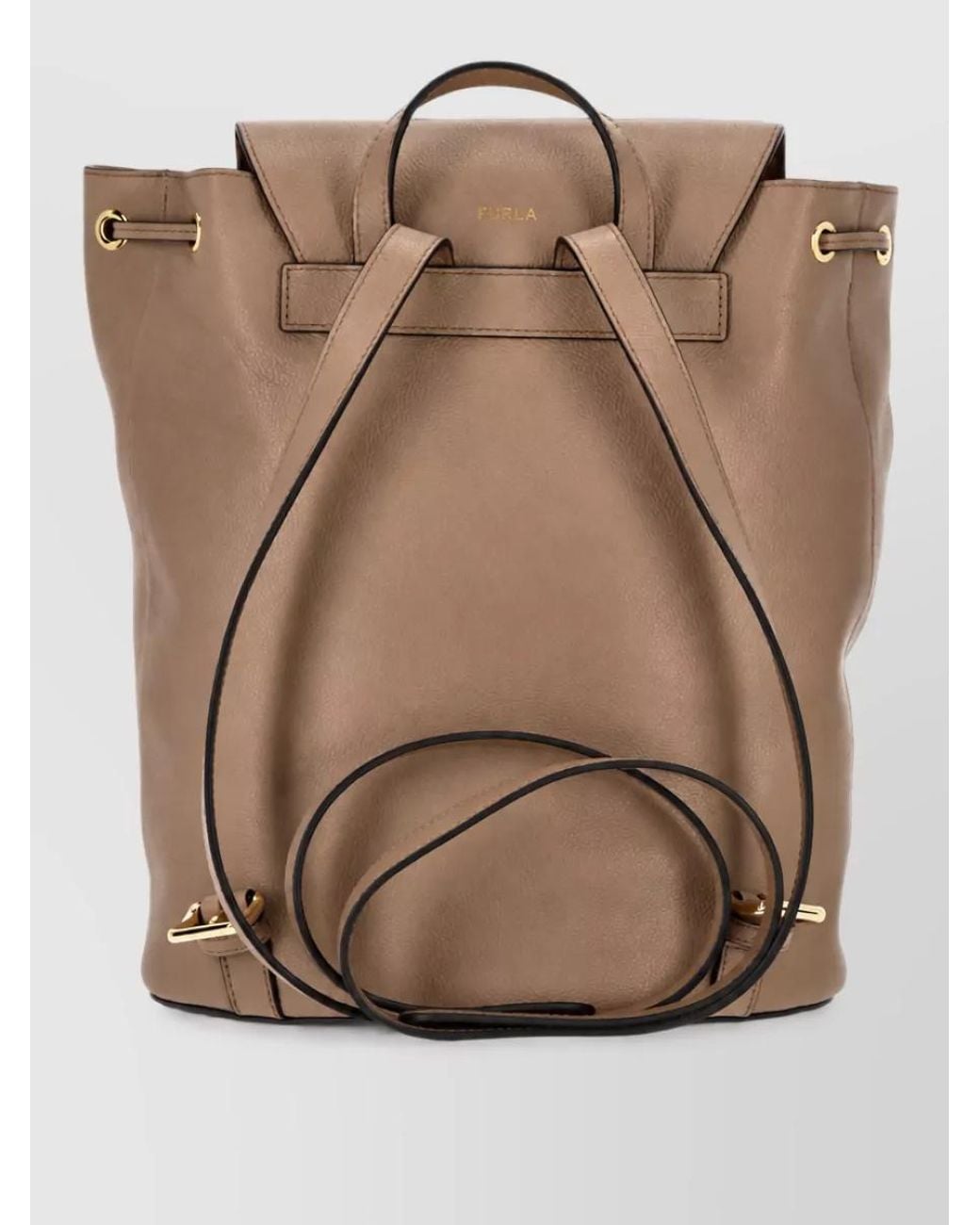 Furla Brown Na Leather Backpack