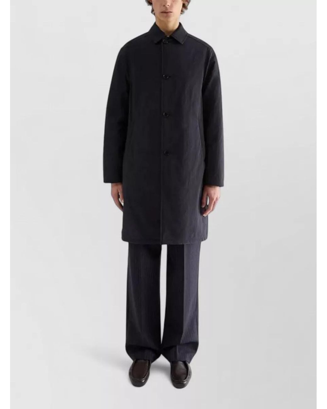 Jil Sander Blue Regular-Fit Lightweight Coat for men